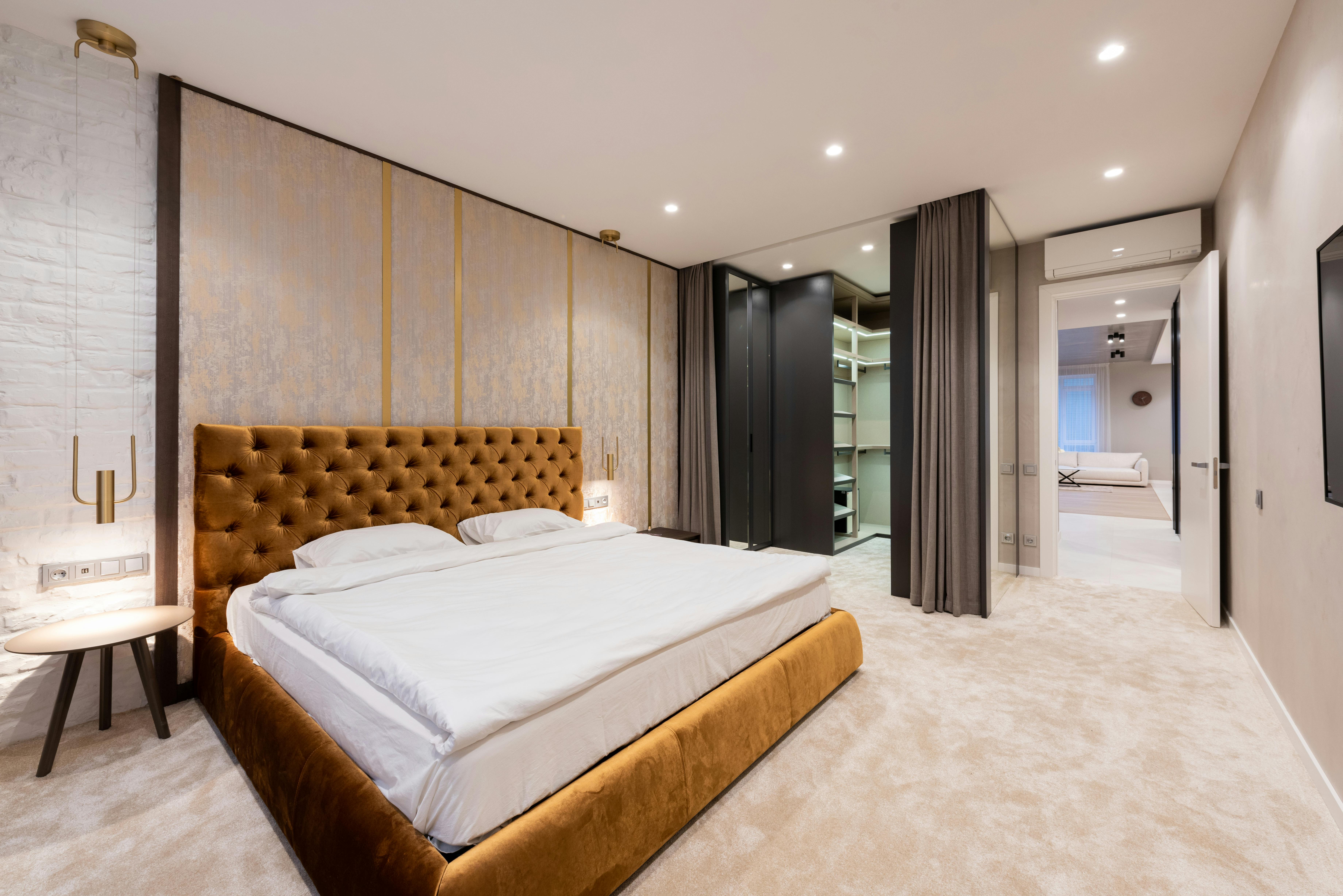 Modern wardrobe carpentry Singapore — custom built-in wardrobe with soft-close hinges and laminate finish by Proptality